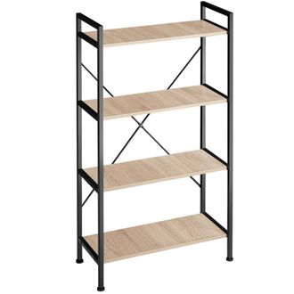 TecTake Estanter&iacute;a 675 x 315 x 1215cm madera industrial clara