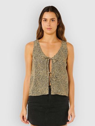 Rip Curl Animal Instincts Tie Front Tank Top