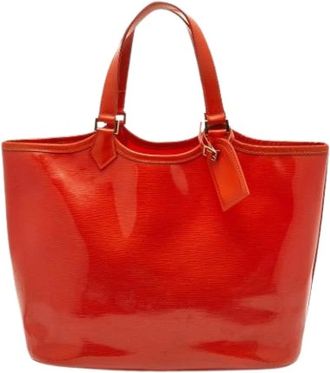 Louis Vuitton Pre-owned Vintage Tote Bag - Dames - Vintage Shopper - Oranje - ONE Size - Leer - Vintage