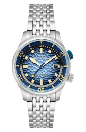 Spinnaker Bradner Automatic Bracelet Watch in Blue at Nordstrom