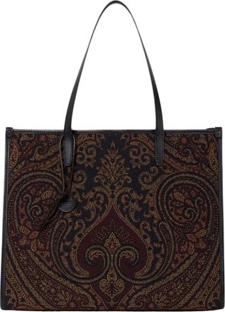 Etro Shopping Lovetrotter Paisley - Dames - Shoppers - Bruin - ONE Size - Tassen