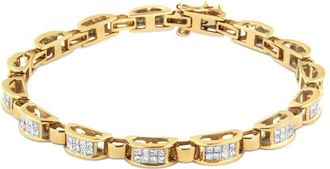 House of Brilliance Haus Of Brilliance 14K 2.50 Ct. Tw. Diamond Link Bracelet
