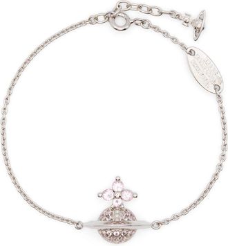Vivienne Westwood Silver-Tone Bracelet with Signature Orb Plaque