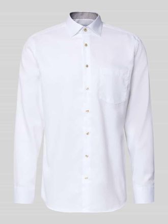 Seidensticker Regular Fit Businesshemd aus Baumwolle mit Kentkragen in Weiss, Gr&ouml;&szlig;e 39