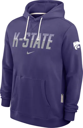 Nike Kansas State Sideline Nike Mens Dri-FIT Pullover Hoodie in Purple | IV9873-566