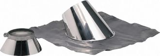 TEN Ten - Acero Inoxidable Con Destellos De 30&deg; A 45&deg; Con El Collar D.125