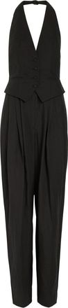 Ronny Kobo Rex Tailored Woven Jumpsuit - Black - S (UK8-10 / S)