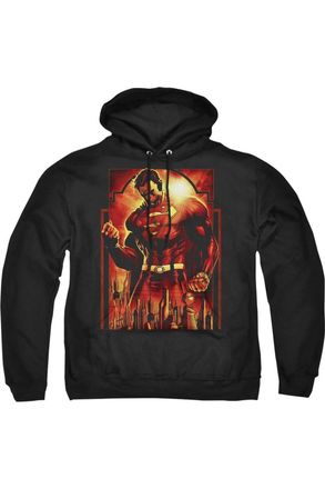 Gildan Superman Metropolis Deco Adult Pull Over Hoodie / Hooded Sweatshirt