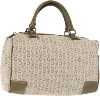 Celine Pre-owned Canvas Handtas - Dames - Vintage Handtas - Beige - ONE Size - Vintage