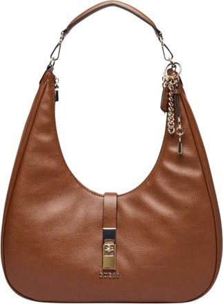 Guess Brooke Hobo Schoudertas - Dames - Schoudertassen - Bruin - ONE Size - Tassen