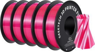 OEM Filamento Para Impresora 3d, Resistente Y Vers&aacute;til, Material Ecol&oacute;gico, Color Seda Magenta