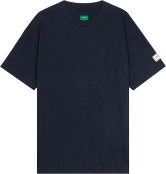 Flaneur Signature T-Shirt - Heren - T-shirts - Blauw - M - Katoen - Tops