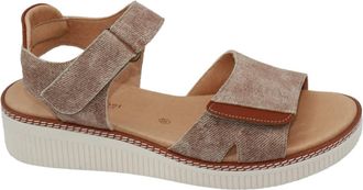 Eric Michael Womens Ariana Sandal In Beige