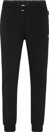 Philipp Plein Trainingsbroeken Hexagon - Heren - Sweatpants - Zwart - XL - Katoen - Broeken