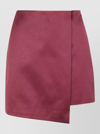 By Malene Birger raye mini skirt asymmetric hem detail