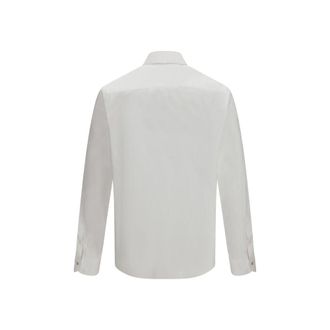 Valentino Mens White Cotton Dress Shirt