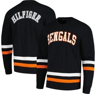 Tommy Hilfiger Mens Tommy Hilfiger Black/Orange Cincinnati Bengals Nolan Long Sleeve T-Shirt at Nordstrom, Size X-Large
