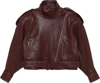 Ducie Giacca in pelle - Rosso