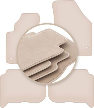 OEM Alfombrillas Premium Beige Para: Volkswagen Touran I 2fl Monovolumen 2010
