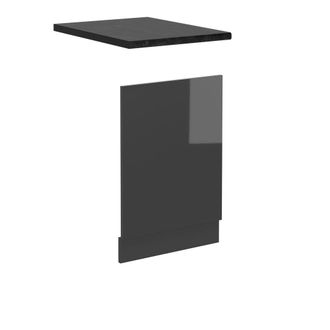 Vicco Frontal Para Lavavajillas R-line, Antracita Alto Brillo, 45 Cm, Et Antracita