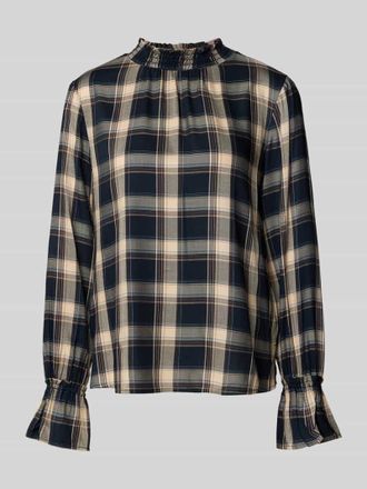 Zero Blusenshirt mit Stehkragen in Marine, Gr&ouml;&szlig;e 36