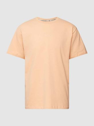 Colours & Sons T-Shirt mit Label-Stitching in Orange, Gr&ouml;&szlig;e XXL