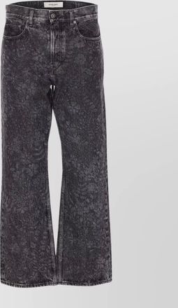 Golden Goose trousers wide leg marble effect