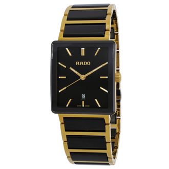 Rado Integral Quartz Black Dial Unisex Watch R20256162