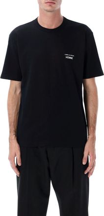 Comme Des Gar&ccedil;ons Black Crew Neck T-Shirt