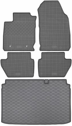 OEM Juego De Alfombrillas De Goma Para Coche Y Alfombrilla Para Maletero Para Ford Ecosport Suv De Febrero De 2018