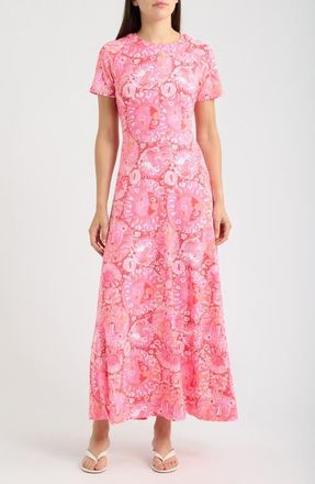 Lilly Pulitzer Lilliana Maxi Dress in Paradise Punch Jims Stuff at Nordstrom, Size 16