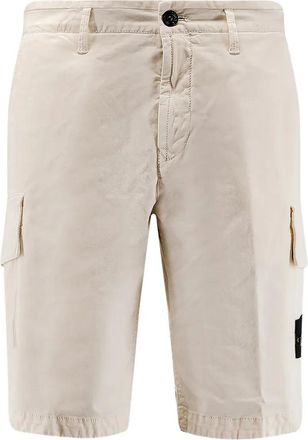 Stone Island Cargo corti con applicazione - Toni neutri