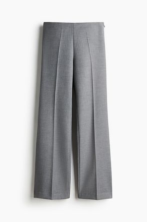 H&M Ausgestellte Hose mit B&uuml;gelfalten - Grau