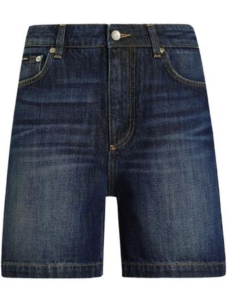 Dolce & Gabbana logo-plaque shorts - Blue