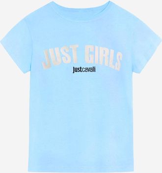 Just Cavalli Baumwoll-T-Shirt mit Logo