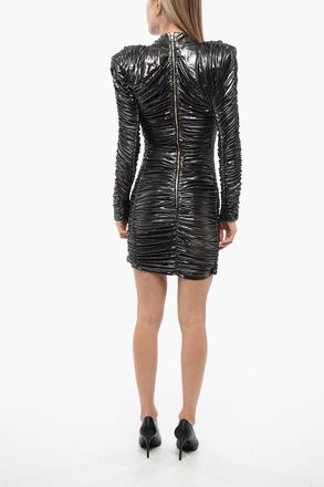 Balmain Vestito ROPE A Maniche Lunghe Drappeggiato Balmain