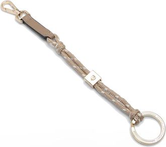 Piquadro Funda de Llaves de Cuero con Mosquet&oacute;n y Anilla - Accessories - Mujer - Marr&oacute;n - ONE SIZE