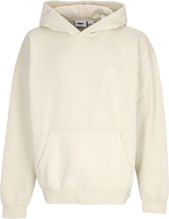 Obey Lichte capuchontrui in fleece pigmentklei - Heren - Hoodies - Beige - XL - Katoen - Hoodies & sweatvesten