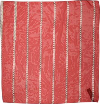 Dolce & Gabbana Foulard Sjaal - Dames - Zijden sjaals - Rood - ONE Size - Accessoires