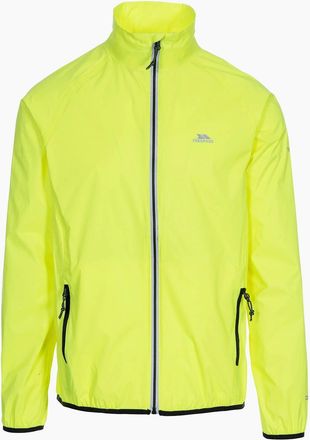Trespass Mens Trespass Mens Retract Hi-Vis Packaway Waterproof Jacket. - Yellow - Size: 40/Regular