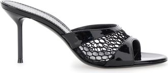 PARIS TEXAS Black Slip On Heels