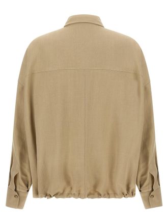 Brunello Cucinelli Womens Beige Viscose Blouse