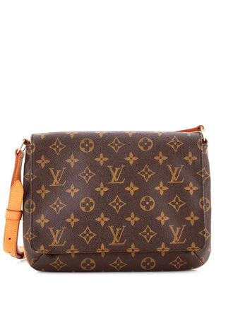 Louis Vuitton Musette Tango Handbag Monogram Canvas shoulder bag - Brown