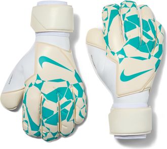 Nike Vapor Grip3 Goalkeeper Soccer Gloves in White | HQ0304-100