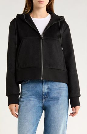 Hudson Hooded Full Zip Jacket in Black at Nordstrom Rack, Size X-Small
