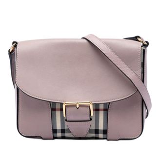 Burberry Pre-owned Burberry Small Haymarket Check Nylon and Leather Dickens Crossbody Ladies 7ZESDCBKWDWXJO7W