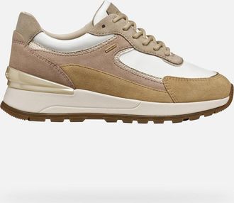 Geox Scarpe Desya Abx Donna Bianco/beige