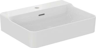 Ideal Lavabo Conca 600x450x165mm Blanco 1 Orificio Para Grifer&iacute;a, Con Rebosadero Ideal Standard