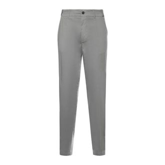 Eleventy Slim-fit Trousers, male, Gray, Size: XL Suit Trousers