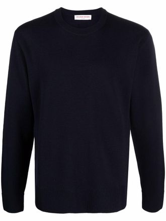 Orlebar Brown crew neck knitted jumper - men - Merino - L - Blue